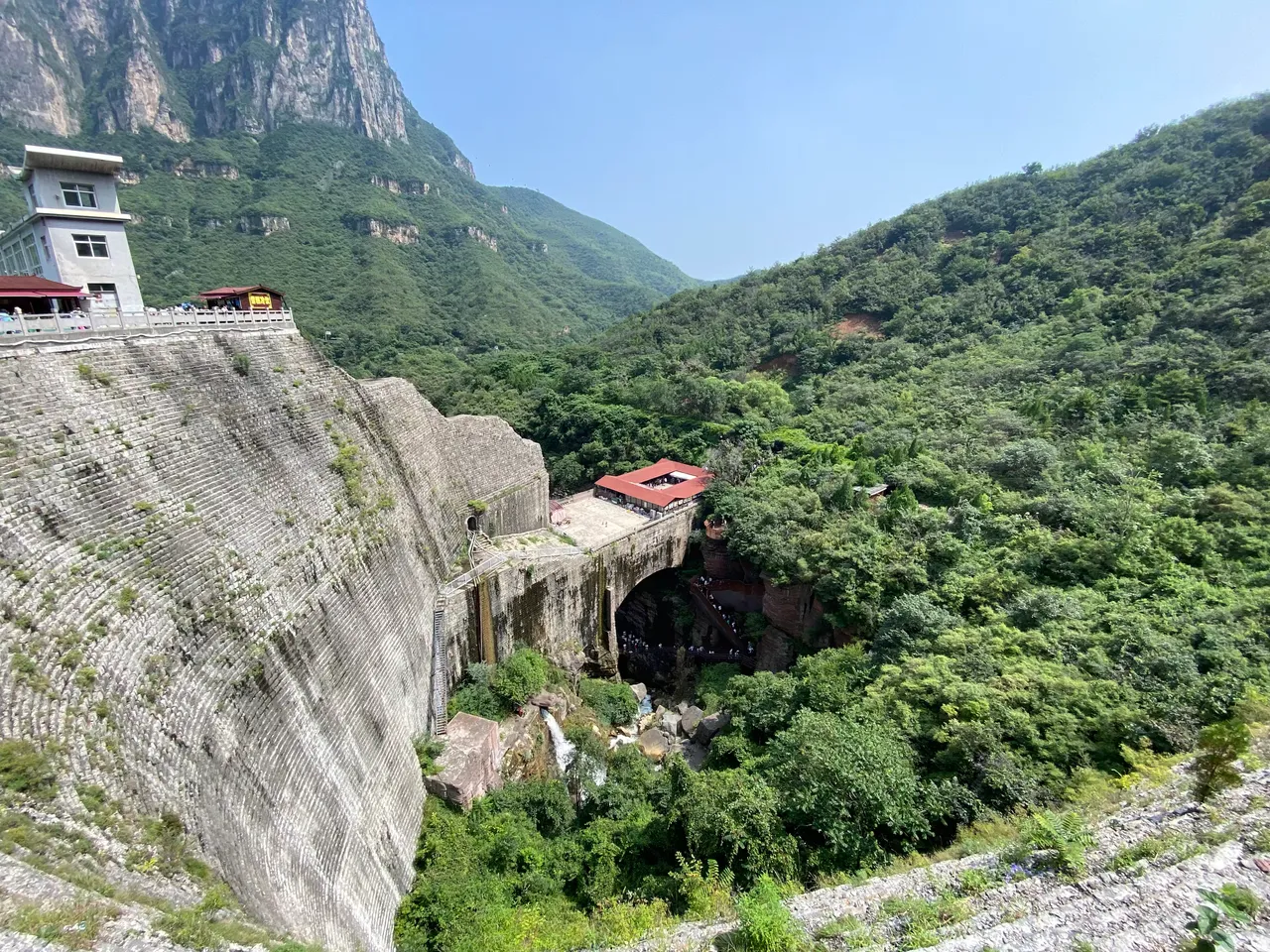 View from Zifang Lake - an artificial lake