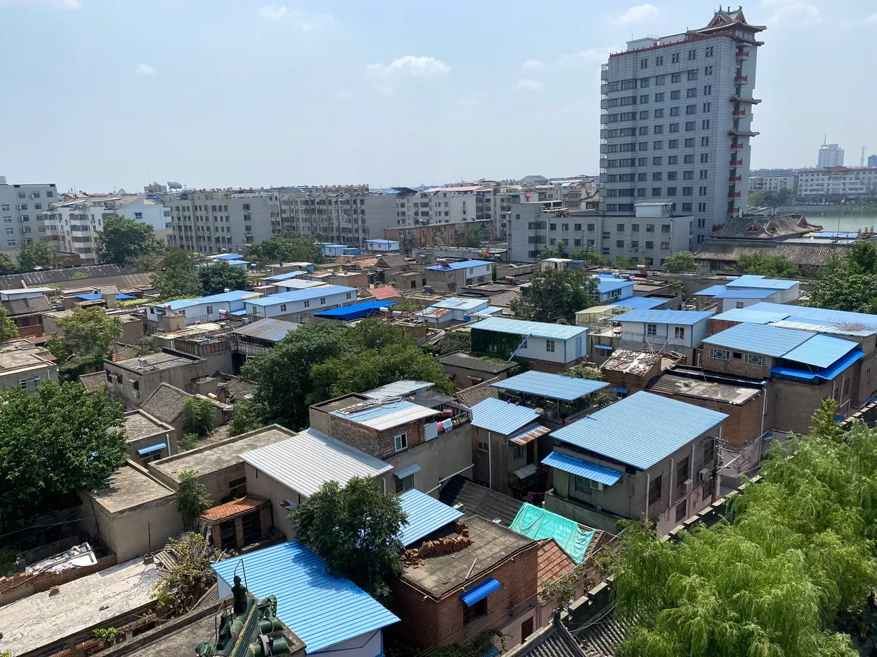 Skyscrapers are disallowed to prevent damage to the original ancient city that was buried by floods